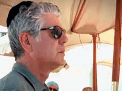 El día que Anthony Bourdain llegó a Israel