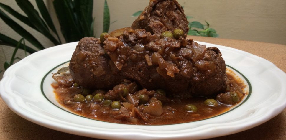 Carne con salsa de aceitunas