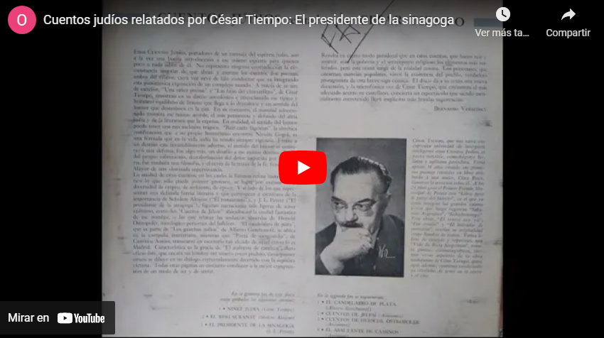 Cuentos judíos relatados por César Tiempo: El presidente de la sinagoga