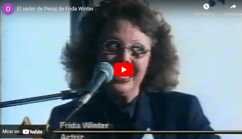 El seder de Pesaj de Frida Winter