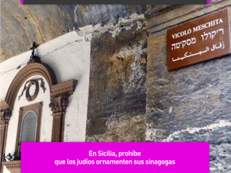 Sicilia: prohibido decorar las sinagogas